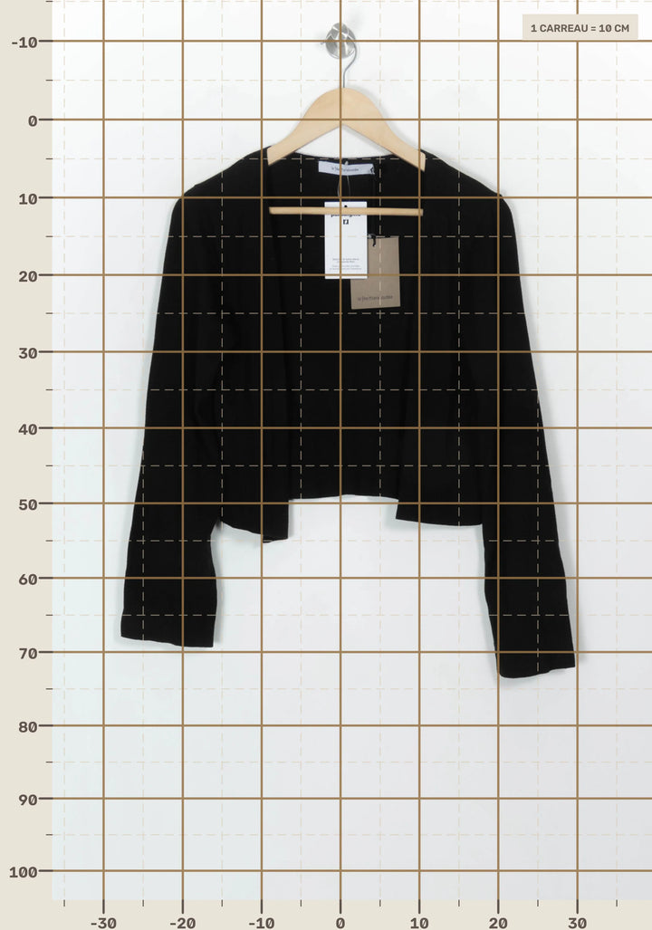 Boléro Noir - Taille XS/34 de la marque La Fée Maraboutée | PARAD118244 - Vendu par Paradigme - Image 4