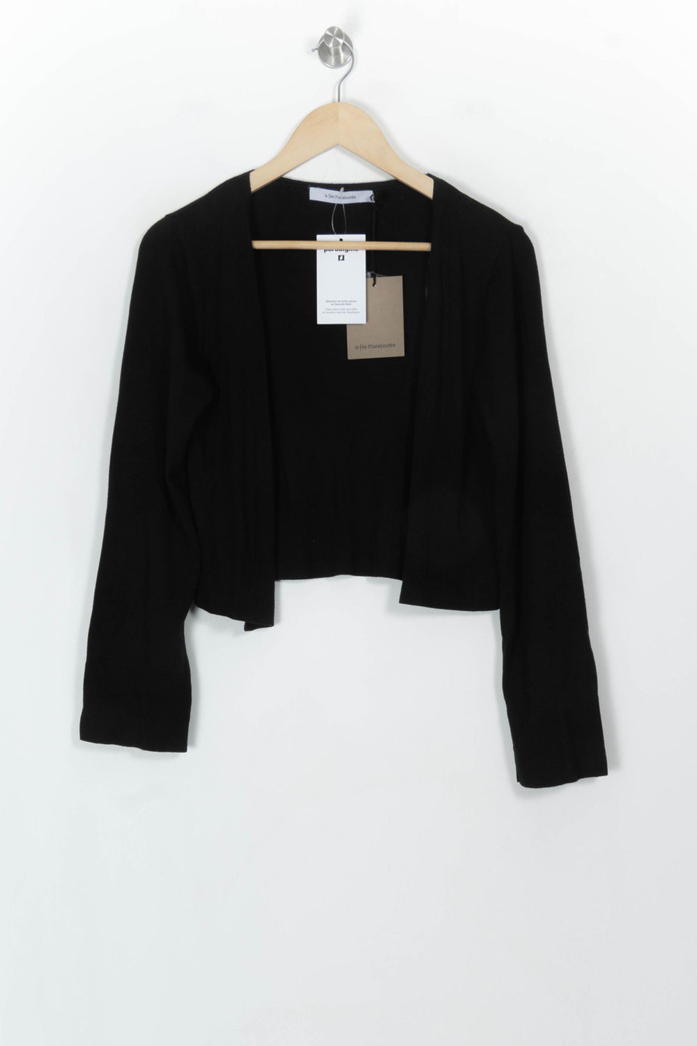 Boléro Noir - Taille XS/34 de la marque La Fée Maraboutée | PARAD118244 - Vendu par Paradigme - Image 2