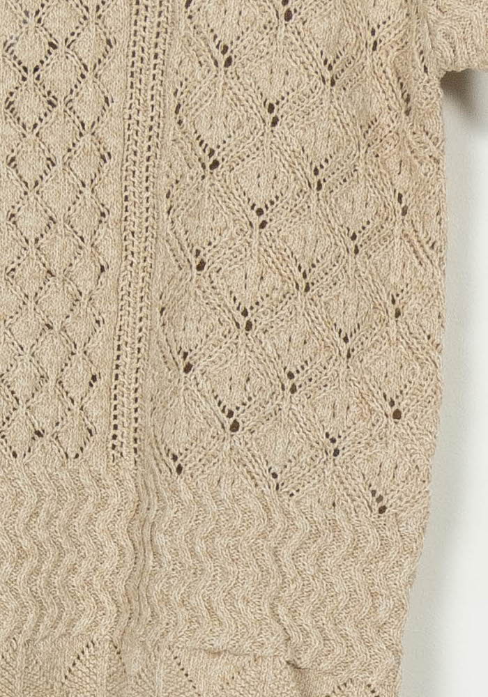 Pull Beige - Taille XS/34 de la marque La Fée Maraboutée | PARAD118246 - Vendu par Paradigme - Image 3