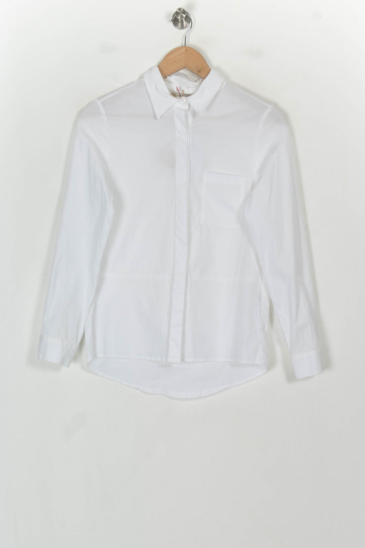 Chemisier Blanc - Taille XS/34 de la marque La Fée Maraboutée | PARAD118248 - Vendu par Paradigme - Image 2