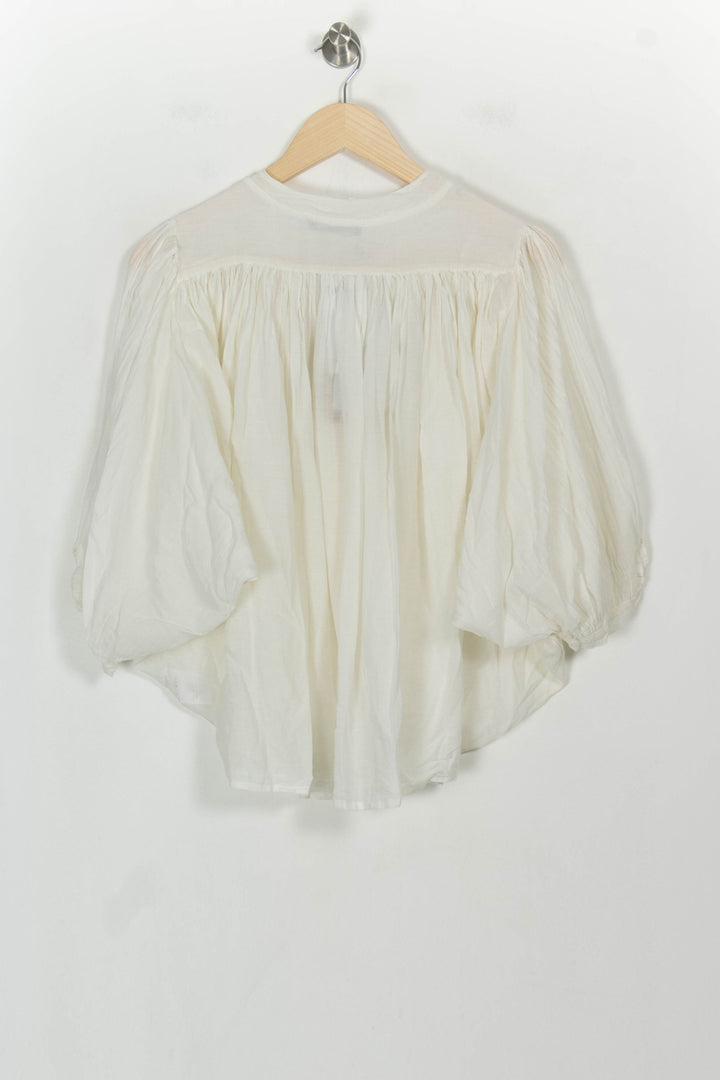 Blouse Blanche - Taille S/36 de la marque La Fée Maraboutée | PARAD118249 - Vendu par Paradigme - Image 5