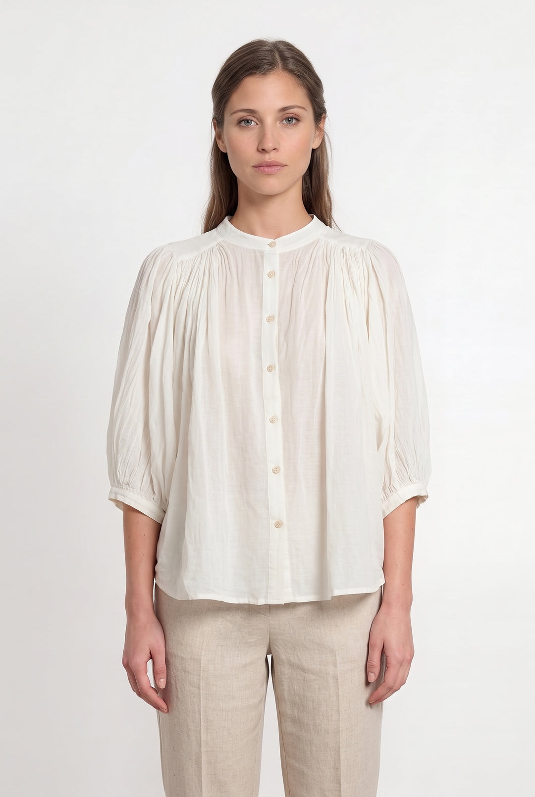 Blouse Blanche - Taille S/36 de la marque La Fée Maraboutée | PARAD118249 - Vendu par Paradigme - Image 1