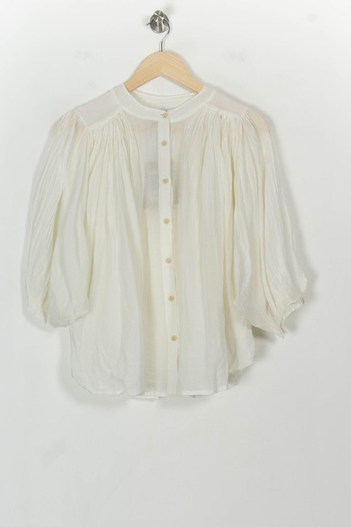 Blouse Blanche - Taille S/36 de la marque La Fée Maraboutée | PARAD118249 - Vendu par Paradigme - Image 2