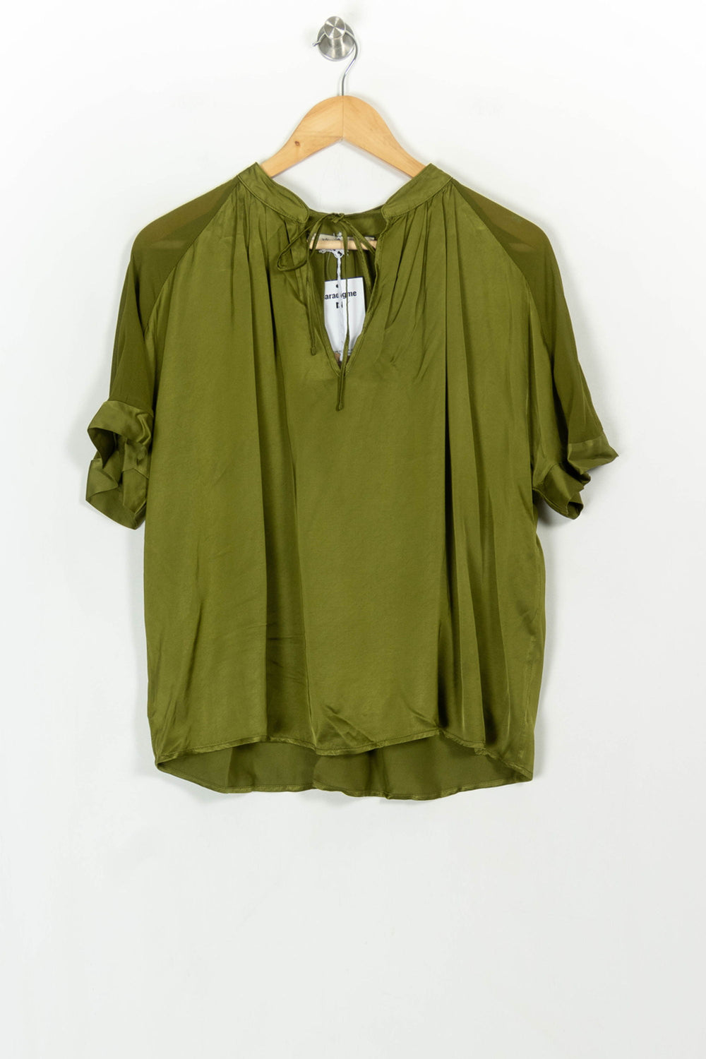 Blouse Verte - Taille S/36 de la marque La Fée Maraboutée | PARAD118250 - Vendu par Paradigme - Image 2