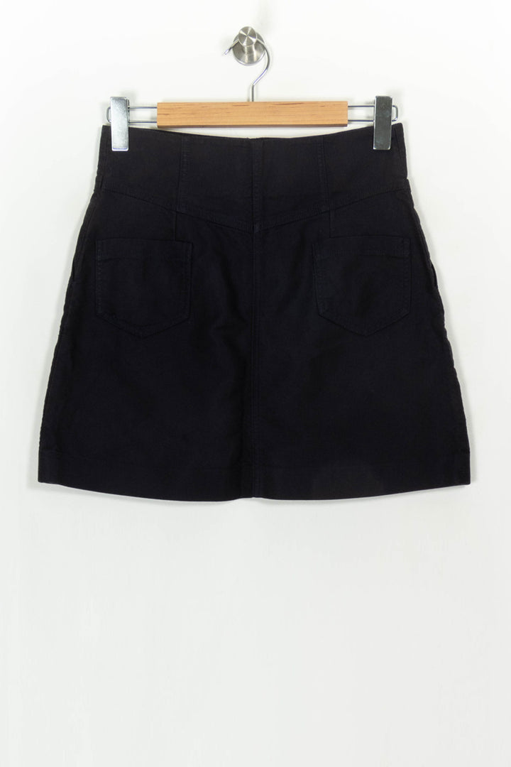 Jupe Courte Bleue - Taille S/36 de la marque Sandro | PARAD118254 - Vendu par Paradigme - Image 5
