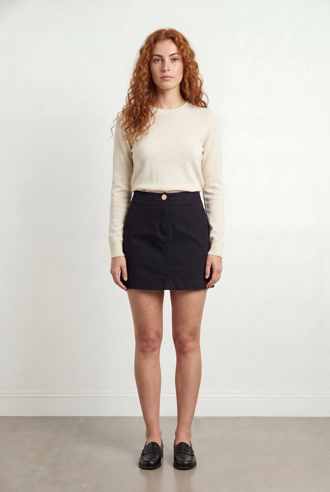 Jupe Courte Bleue - Taille S/36 de la marque Sandro | PARAD118254 - Vendu par Paradigme - Image 1