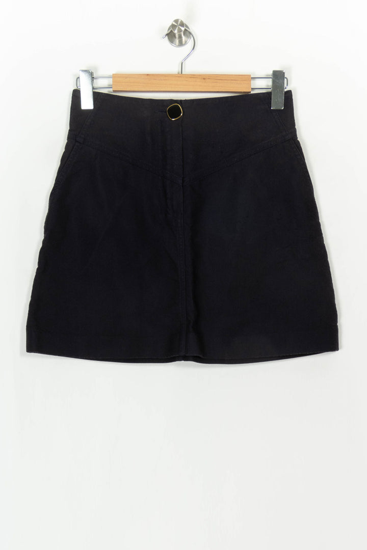 Jupe Courte Bleue - Taille S/36 de la marque Sandro | PARAD118254 - Vendu par Paradigme - Image 2