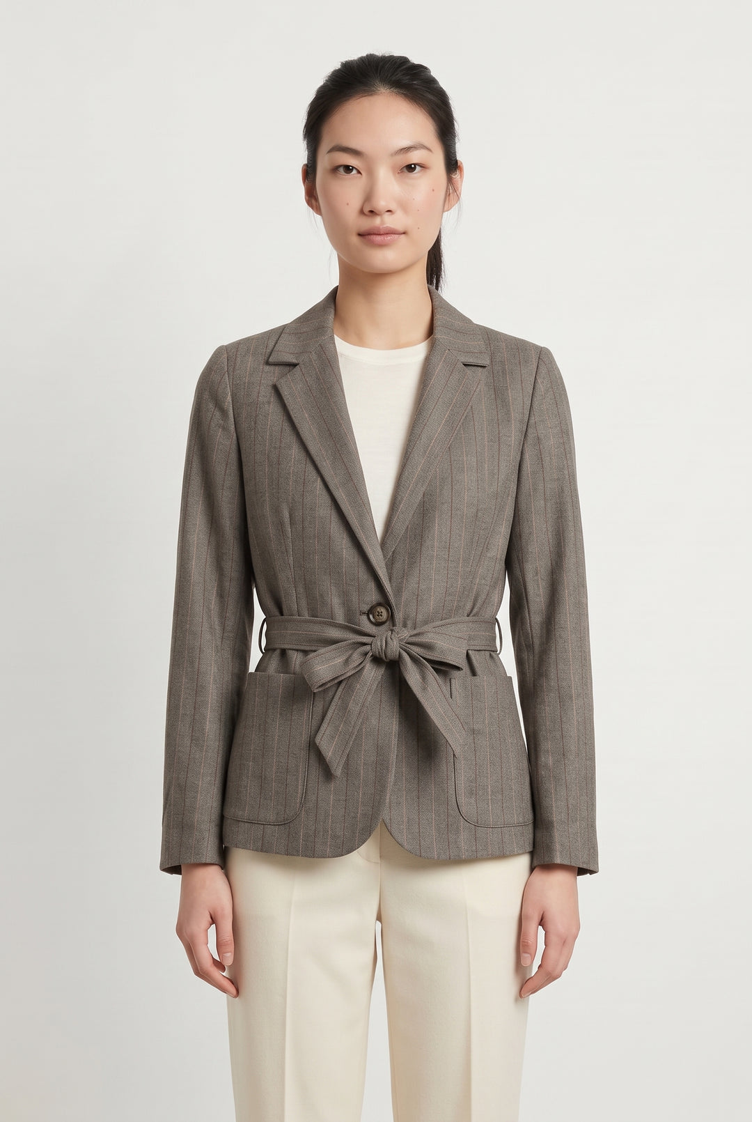 Blazer Gris - Taille XS/34 de la marque La Fée Maraboutée | PARAD118255 - Vendu par Paradigme - Image 1