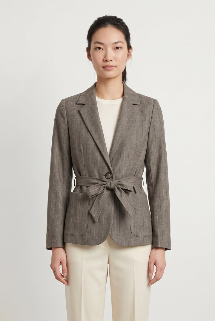 Blazer Gris - Taille XS/34 de la marque La Fée Maraboutée | PARAD118255 - Vendu par Paradigme - Image 1