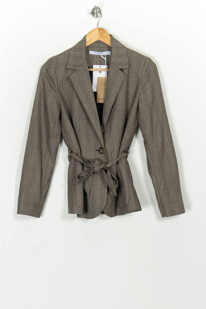 Blazer Gris - Taille XS/34 de la marque La Fée Maraboutée | PARAD118255 - Vendu par Paradigme - Image 2