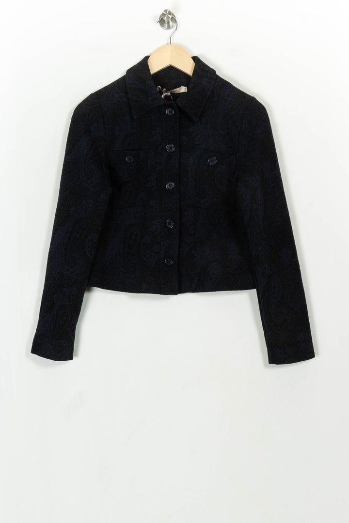 Veste Noire - Taille XS/34 de la marque La Fée Maraboutée | PARAD118259 - Vendu par Paradigme - Image 2