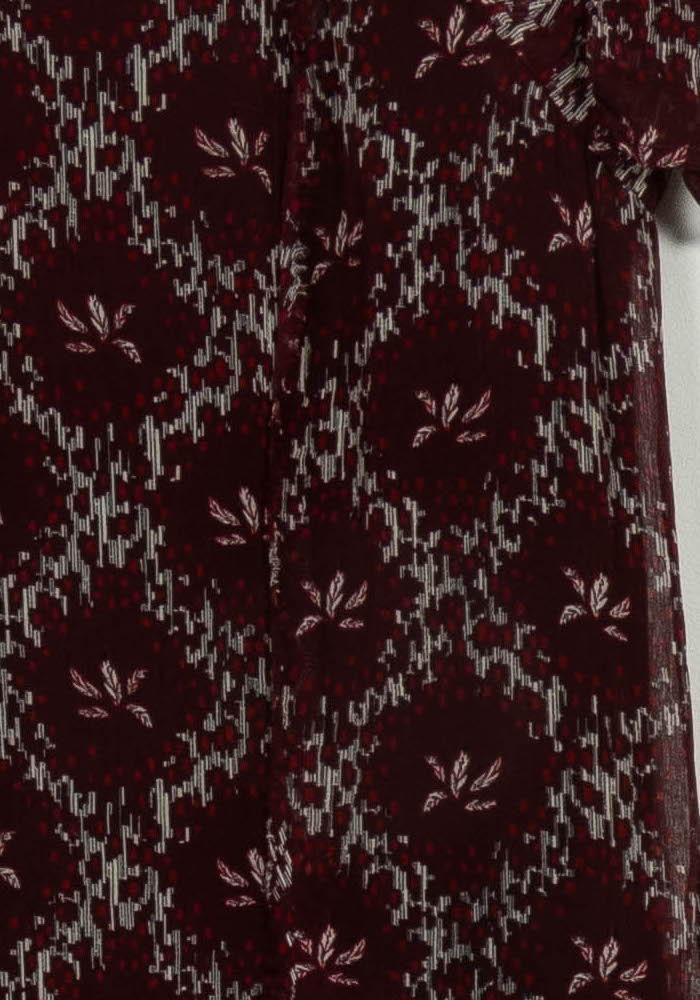 Robe Courte Bordeaux et Noire - Taille XS/34 de la marque Bérénice | PARAD118261 - Vendu par Paradigme - Image 3