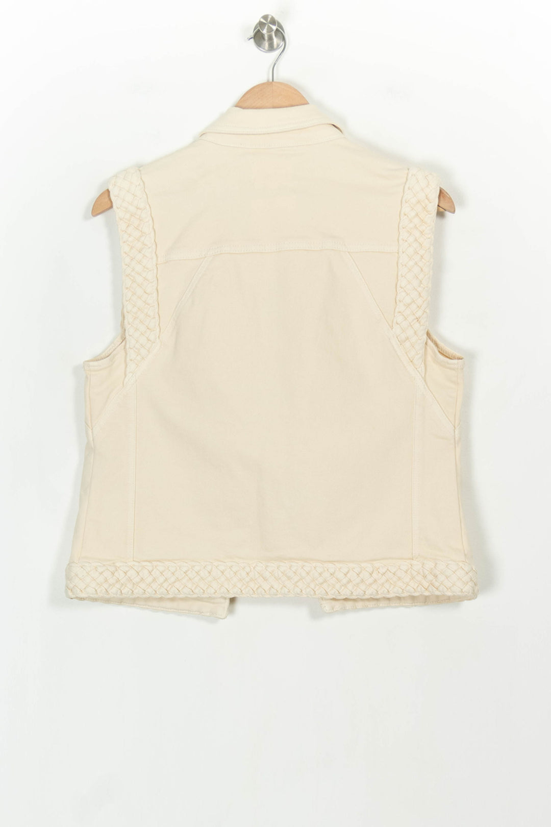 Veste Sans Manches Beige - Taille S/36 de la marque Maison 123 | PARAD118389 - Vendu par Paradigme - Image 5