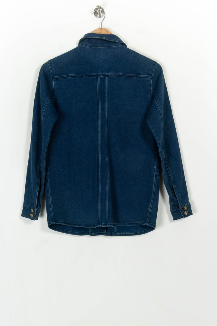 Veste en Jean Bleue - Taille XS/34 de la marque Sézane | PARAD118390 - Vendu par Paradigme - Image 5