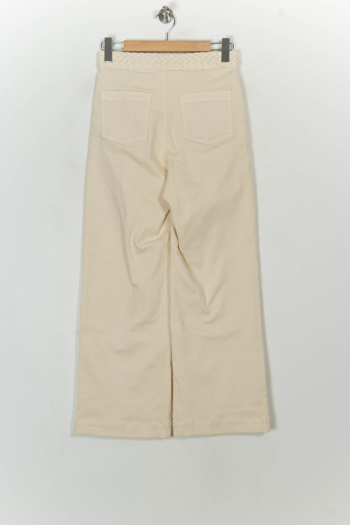Jean Large Beige - Taille M/38 de la marque Maison 123 | PARAD118393 - Vendu par Paradigme - Image 5