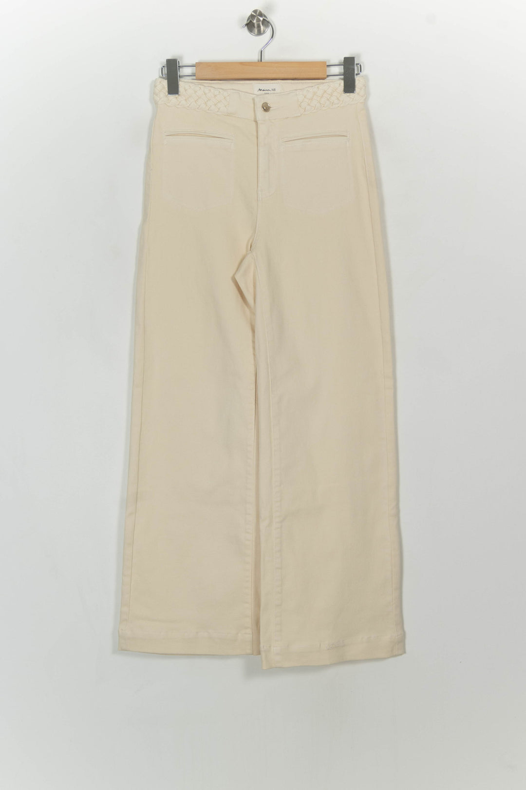 Jean Large Beige - Taille M/38 de la marque Maison 123 | PARAD118393 - Vendu par Paradigme - Image 2