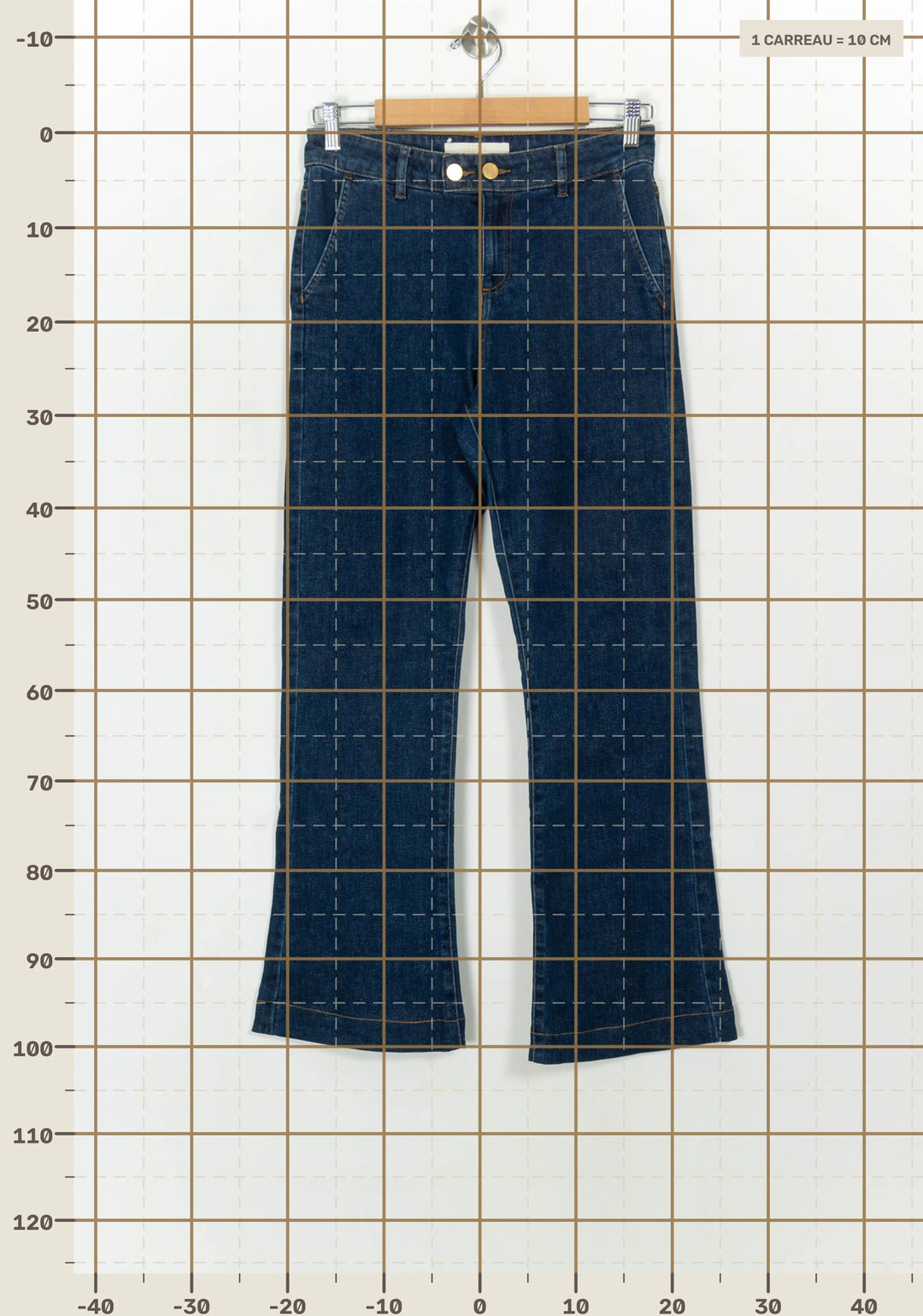 Jean Bleu - Taille M/38 de la marque I.Code | PARAD118395 - Vendu par Paradigme - Image 4