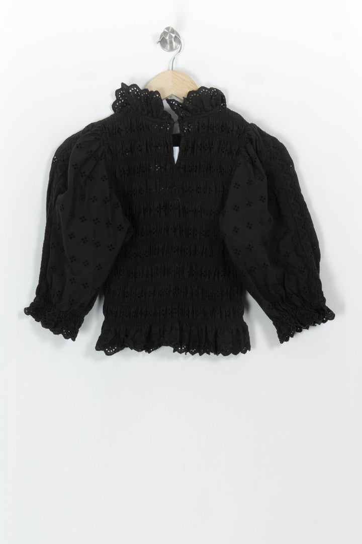 Blouse Noire - Taille XS/34 de la marque Sézane | PARAD118396 - Vendu par Paradigme - Image 5