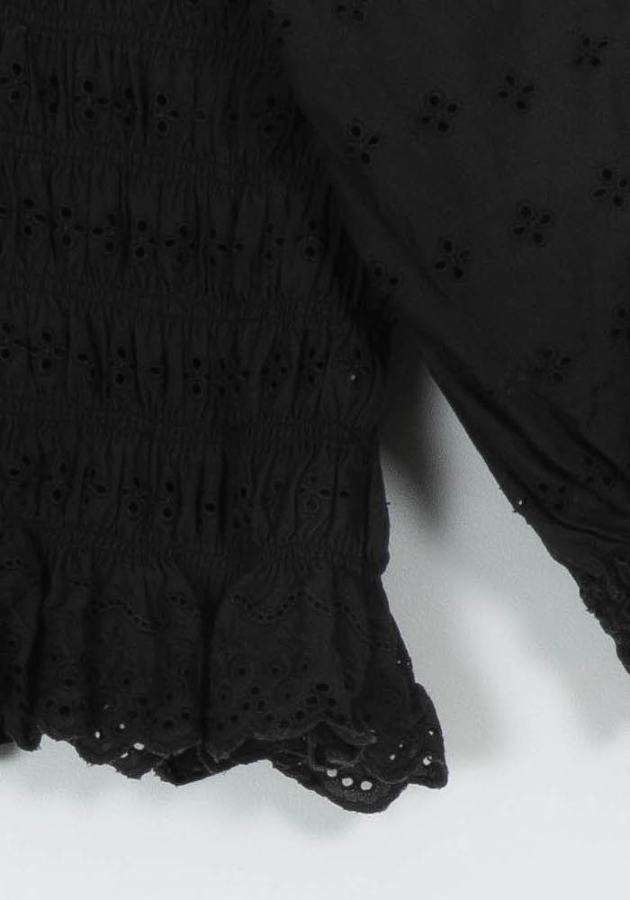 Blouse Noire - Taille XS/34 de la marque Sézane | PARAD118396 - Vendu par Paradigme - Image 3