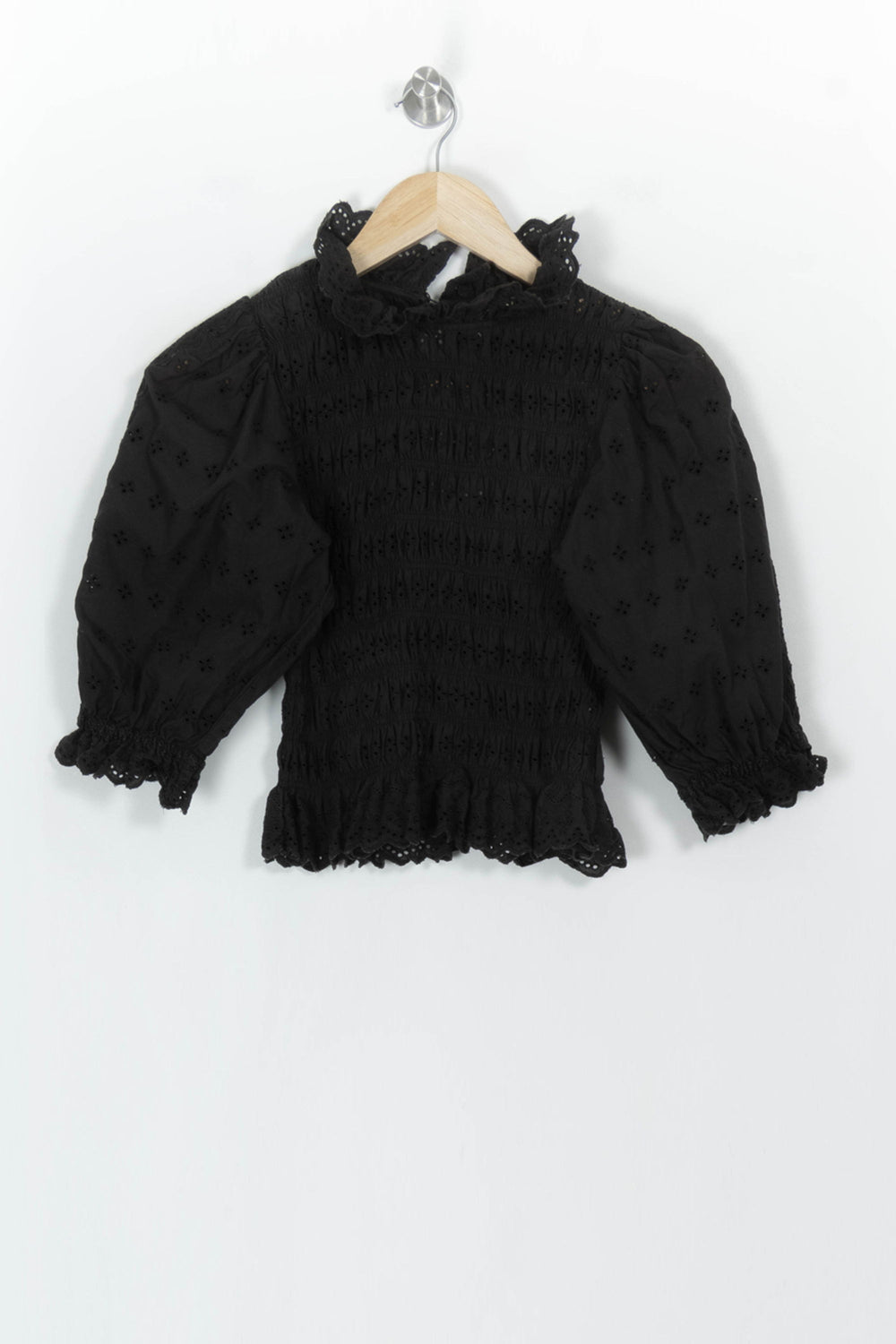 Blouse Noire - Taille XS/34 de la marque Sézane | PARAD118396 - Vendu par Paradigme - Image 2