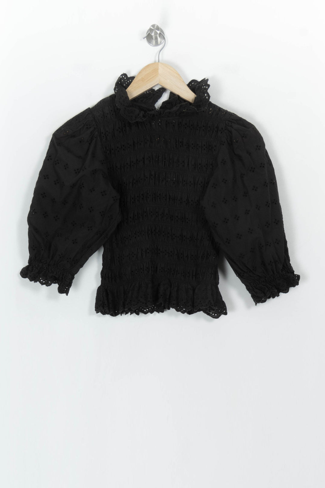 Blouse Noire - Taille XS/34 de la marque Sézane | PARAD118396 - Vendu par Paradigme - Image 2