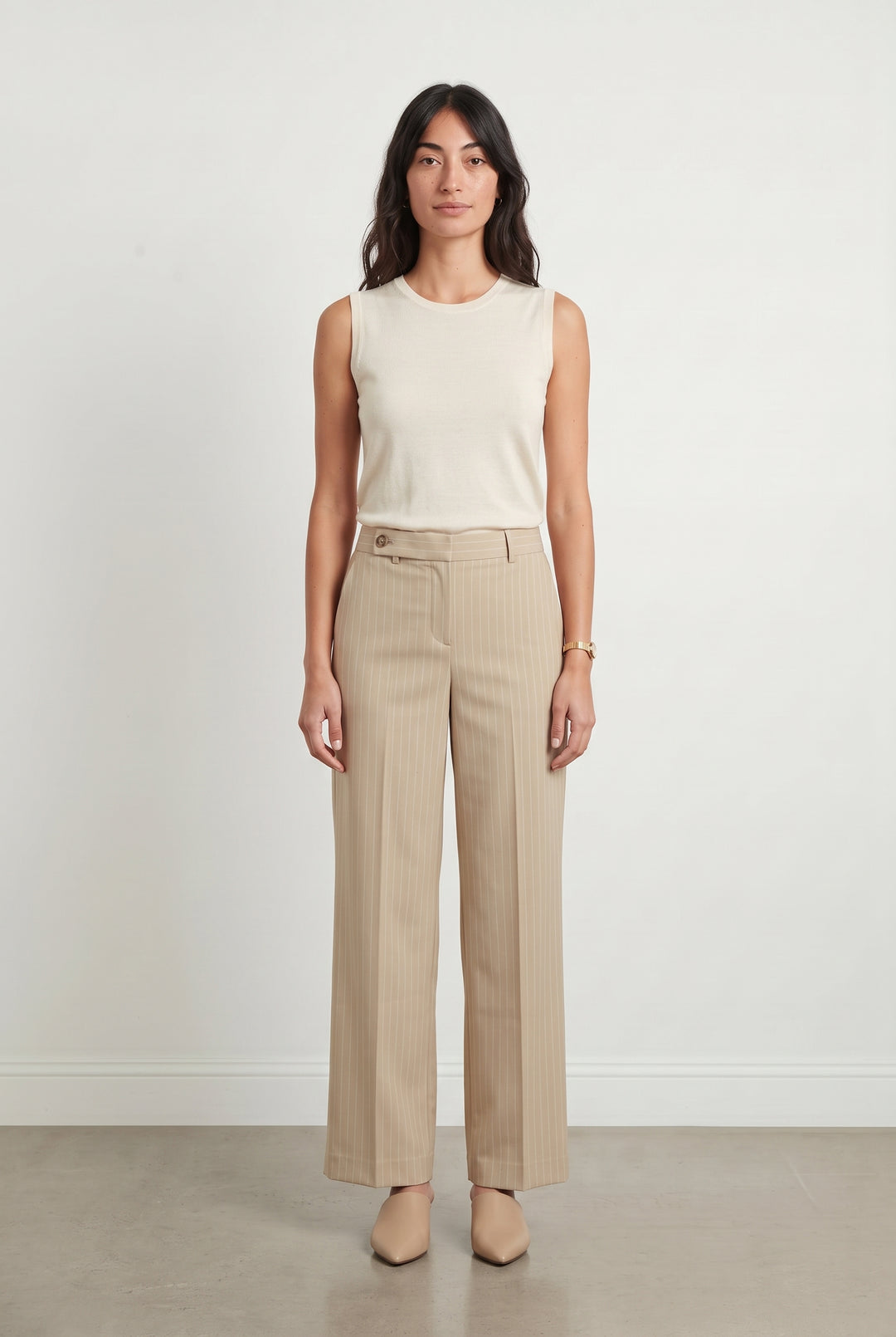 Pantalon Beige - Taille S/36 de la marque IKKS | PARAD118397 - Vendu par Paradigme - Image 1