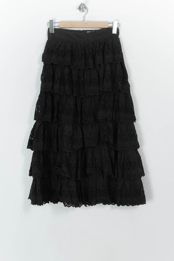 Jupe Longue Noire - Taille S/36 de la marque Sézane | PARAD118399 - Vendu par Paradigme - Image 2