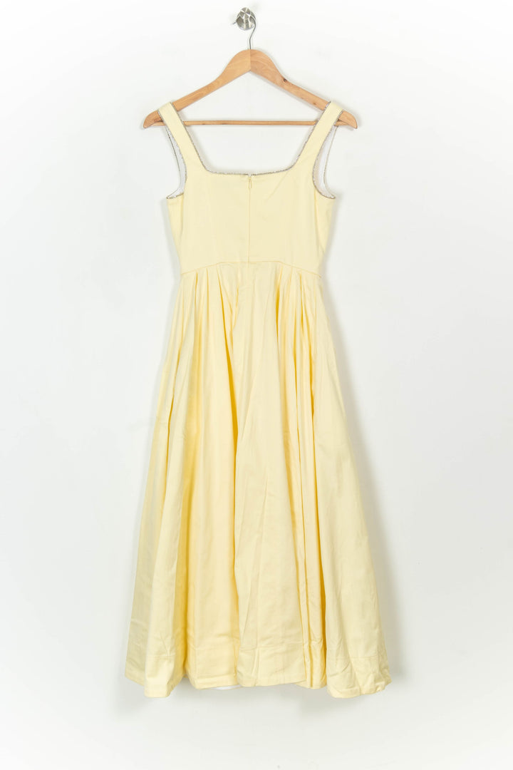 Robe Longue Jaune - Taille XS/34 de la marque Maje | PARAD118400 - Vendu par Paradigme - Image 5