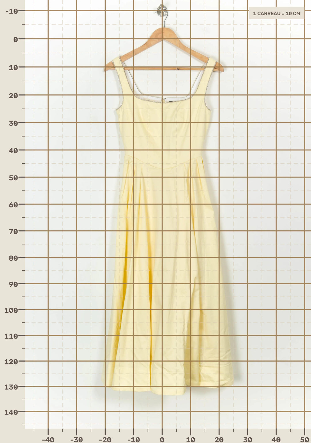 Robe Longue Jaune - Taille XS/34 de la marque Maje | PARAD118400 - Vendu par Paradigme - Image 4