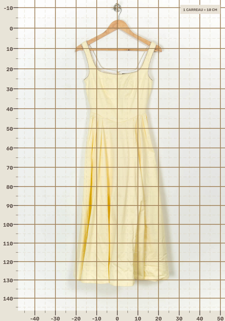 Robe Longue Jaune - Taille XS/34 de la marque Maje | PARAD118400 - Vendu par Paradigme - Image 4