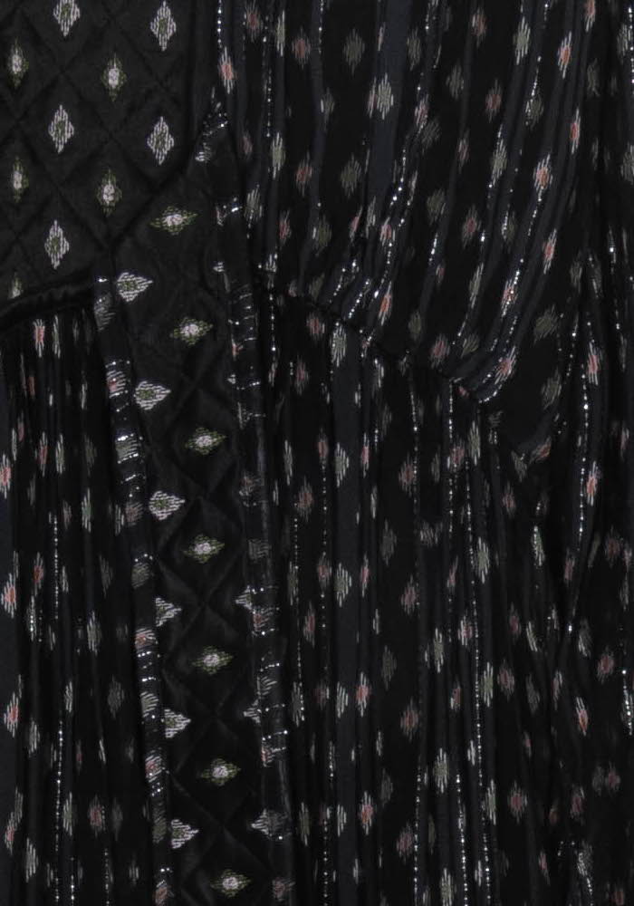 Robe Longue Noire et Blanche - Taille S/36 de la marque Bérénice | PARAD118401 - Vendu par Paradigme - Image 3