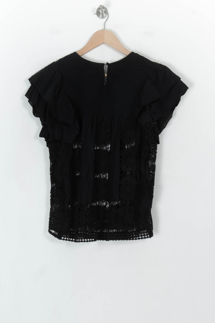 Blouse Noire - Taille L/40 de la marque Bérénice | PARAD118402 - Vendu par Paradigme - Image 5