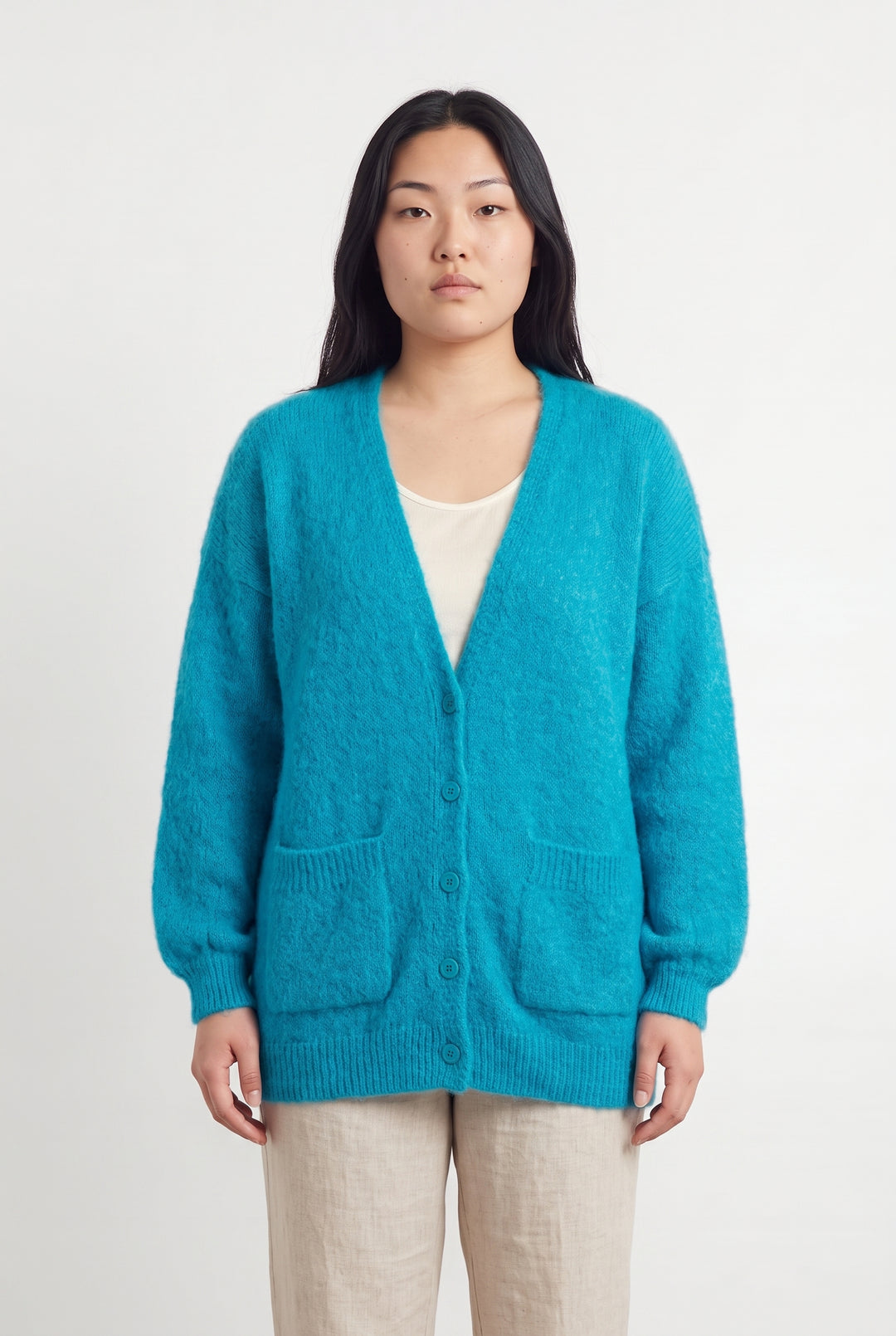 Cardigan Bleu - Taille L/40 de la marque Des petits hauts | PARAD118405 - Vendu par Paradigme - Image 1