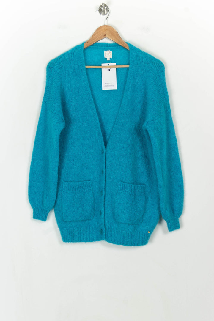 Cardigan Bleu - Taille L/40 de la marque Des petits hauts | PARAD118405 - Vendu par Paradigme - Image 2