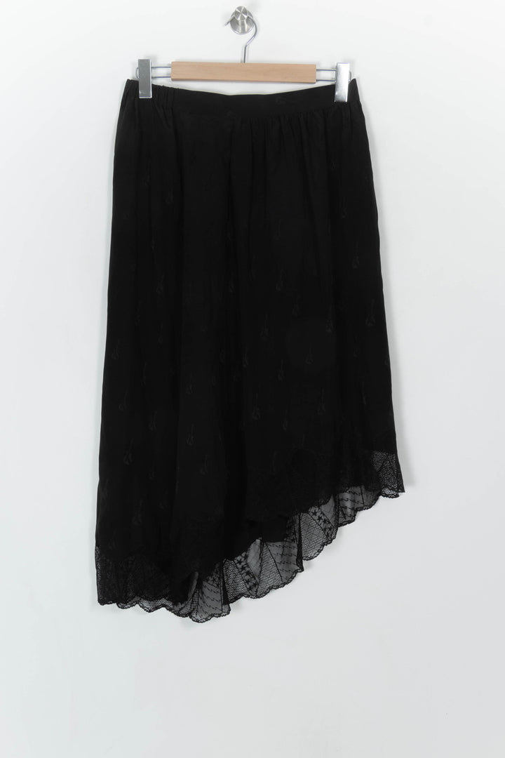 Jupe Asymétrique Noire - Taille L/40 de la marque Zadig&amp;Voltaire | PARAD118406 - Vendu par Paradigme - Image 5