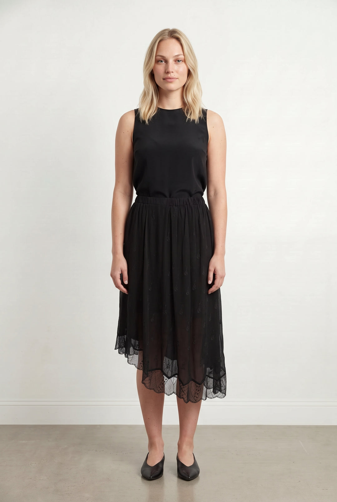 Jupe Asymétrique Noire - Taille L/40 de la marque Zadig&amp;Voltaire | PARAD118406 - Vendu par Paradigme - Image 1
