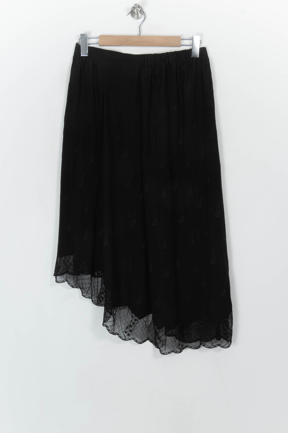 Jupe Asymétrique Noire - Taille L/40 de la marque Zadig&Voltaire | PARAD118406 - Vendu par Paradigme - Image 2
