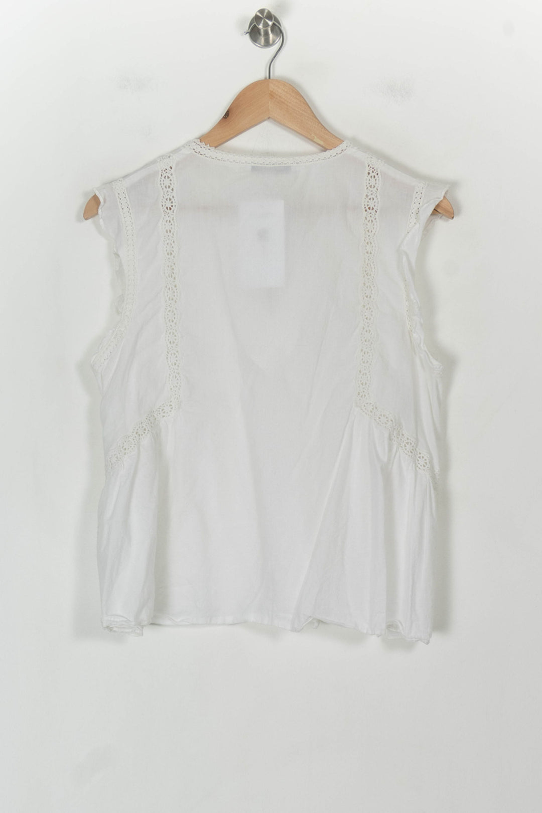 Blouse Blanche - Taille L/40 de la marque ZAPA | PARAD118407 - Vendu par Paradigme - Image 5