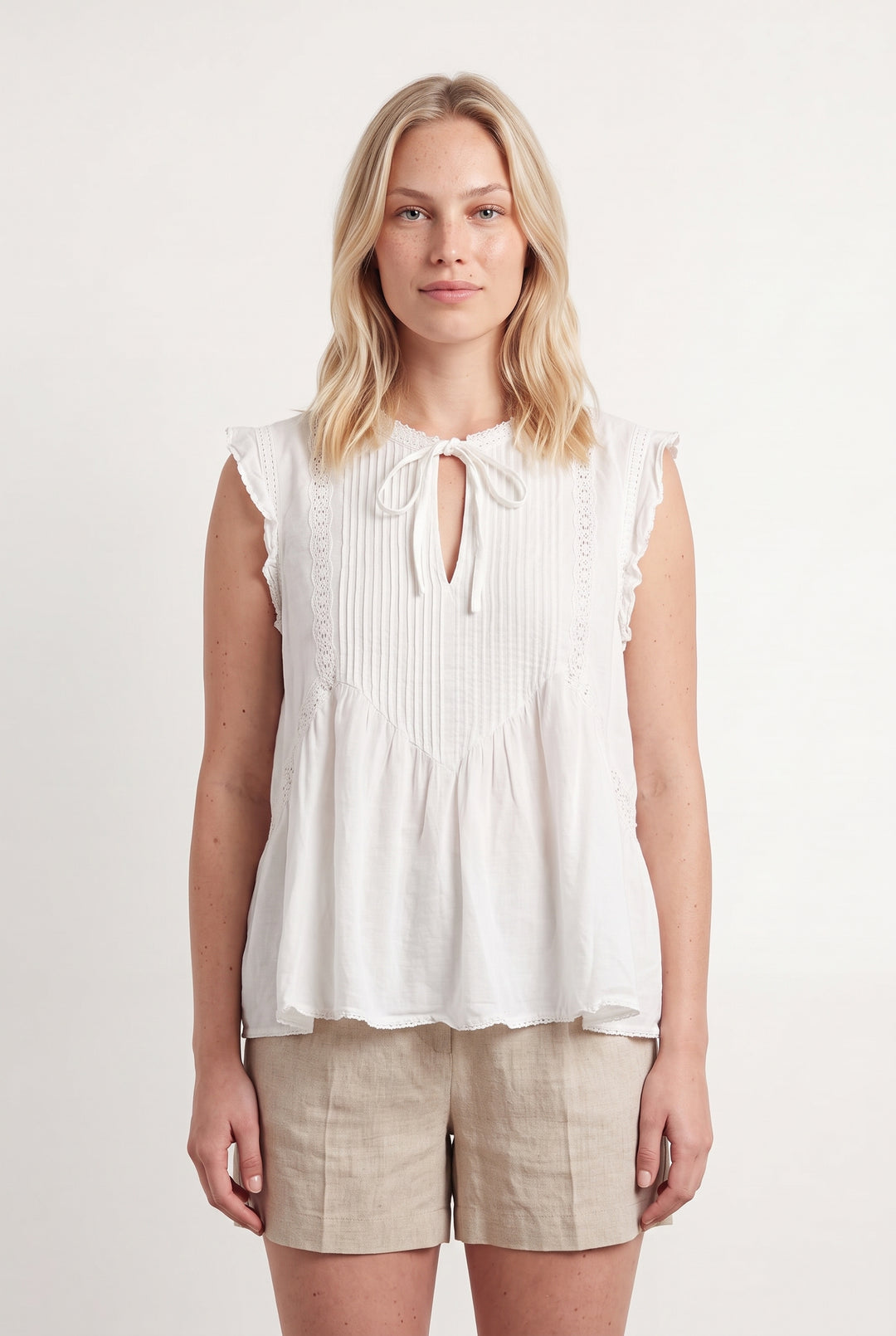 Blouse Blanche - Taille L/40 de la marque ZAPA | PARAD118407 - Vendu par Paradigme - Image 1