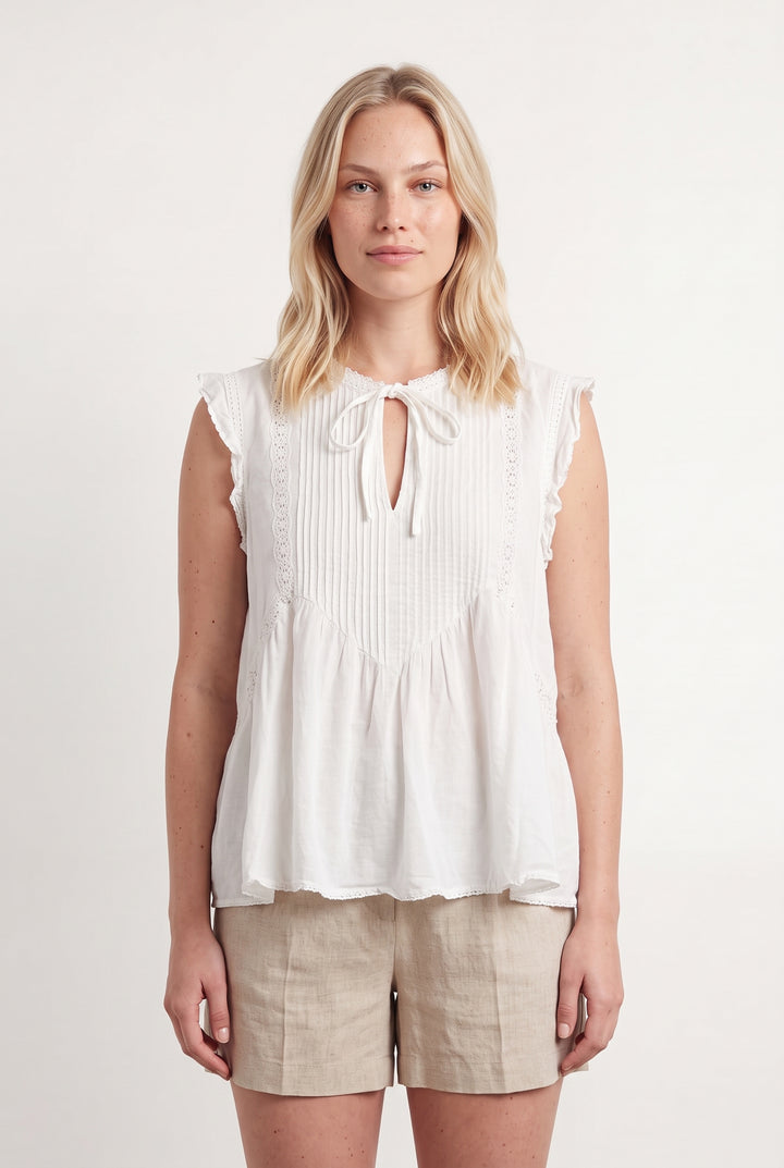 Blouse Blanche - Taille L/40 de la marque ZAPA | PARAD118407 - Vendu par Paradigme - Image 1