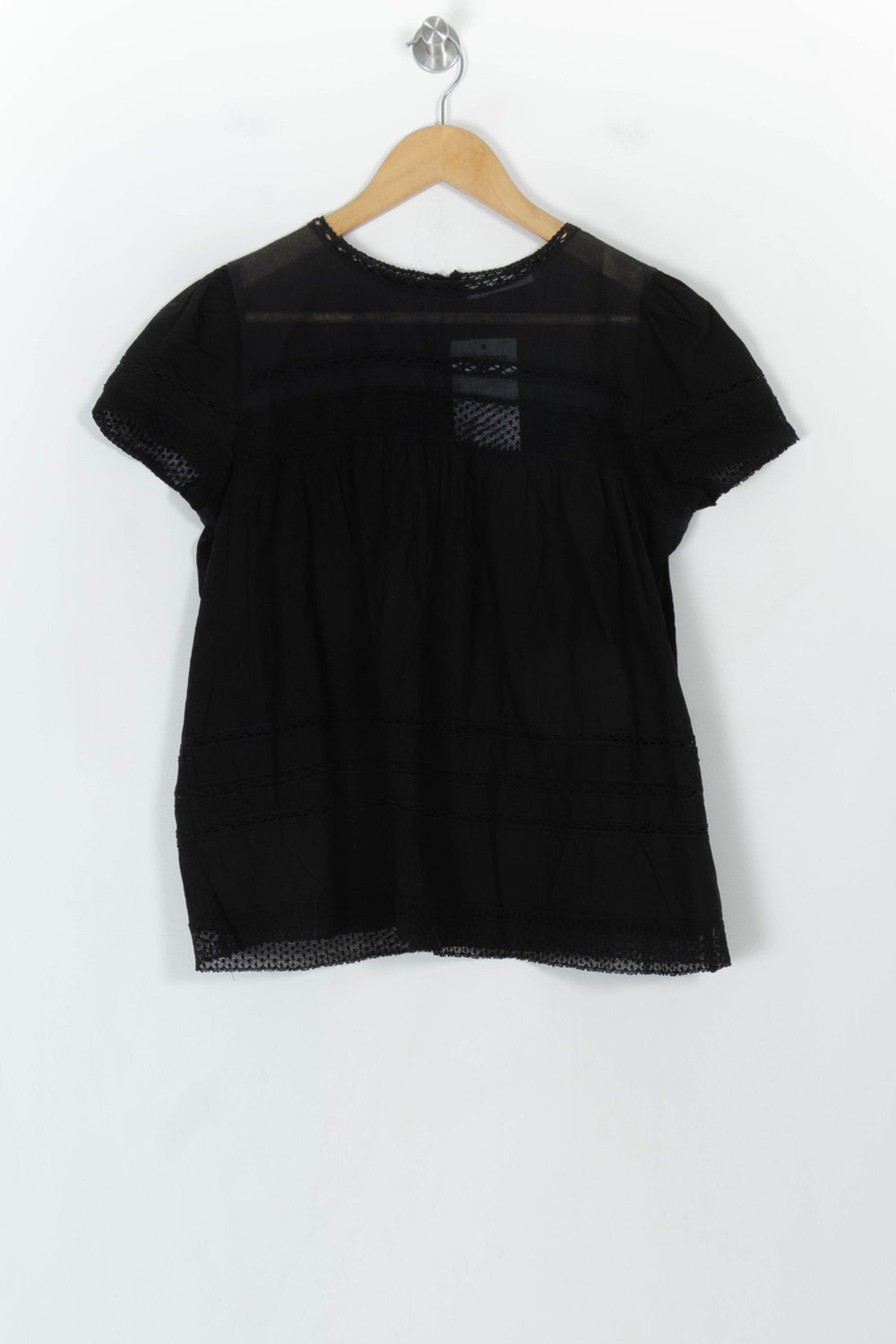 Blouse Noire - Taille L/40 de la marque ZAPA | PARAD118408 - Vendu par Paradigme - Image 2