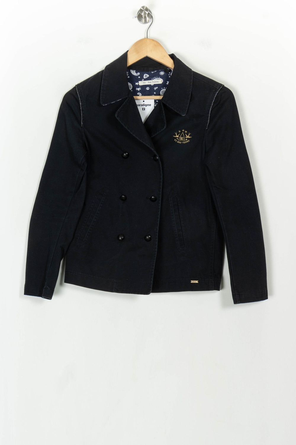 Veste Bleue - Taille S/36 de la marque IKKS | PARAD118410 - Vendu par Paradigme - Image 2