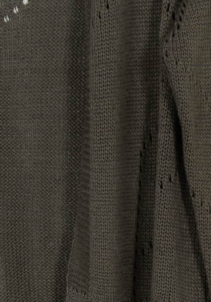 Cardigan Vert - Taille XS/34 de la marque La Fée Maraboutée | PARAD118416 - Vendu par Paradigme - Image 3