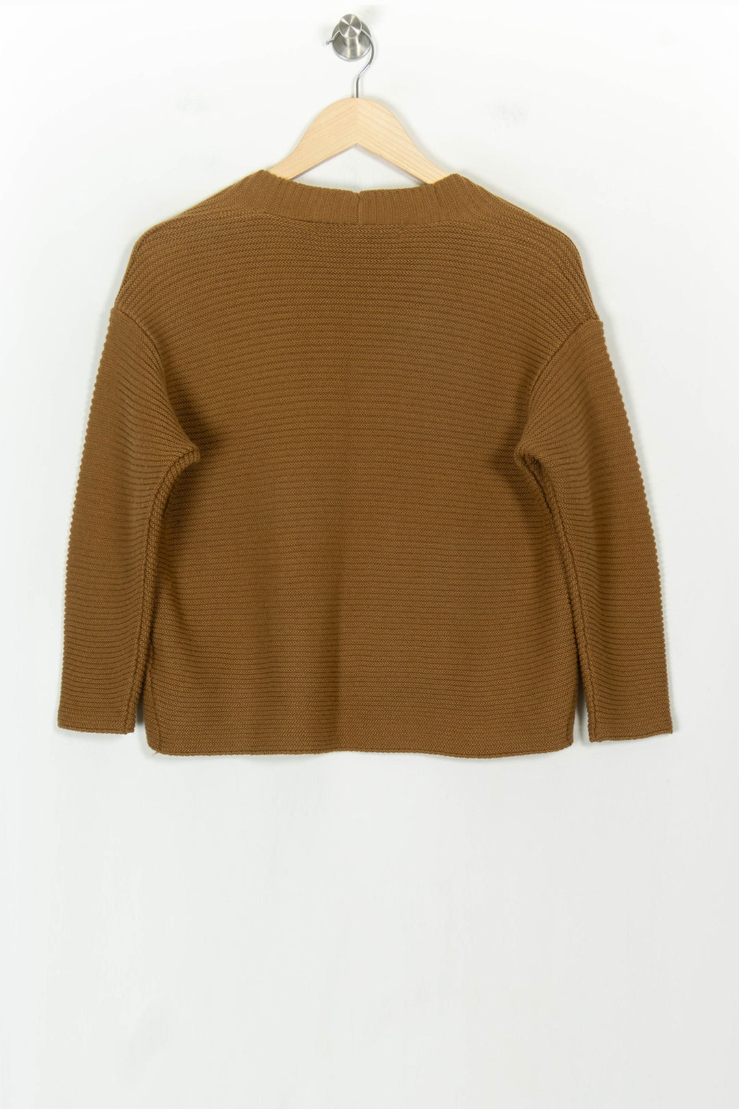 Cardigan Marron - Taille M/38 de la marque La Fée Maraboutée | PARAD118419 - Vendu par Paradigme - Image 5