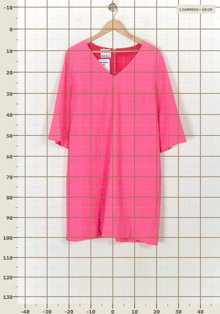 Robe Rose - Taille XXXL/46 de la marque Weill | PARAD118420 - Vendu par Paradigme - Image 4