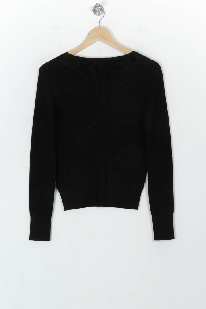 Pull Noir - Taille XS/34 de la marque Caroll | PARAD118422 - Vendu par Paradigme - Image 5