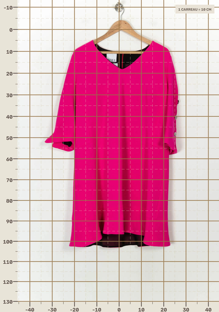 Robe Rose - Taille XXXL/46 de la marque Weill | PARAD118426 - Vendu par Paradigme - Image 4