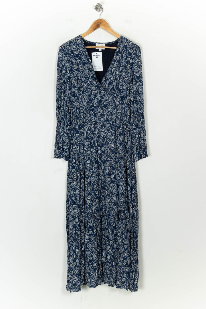 Robe Longue Bleu et Blanc - Taille M/38 de la marque Maison 123 | PARAD118430 - Vendu par Paradigme - Image 2