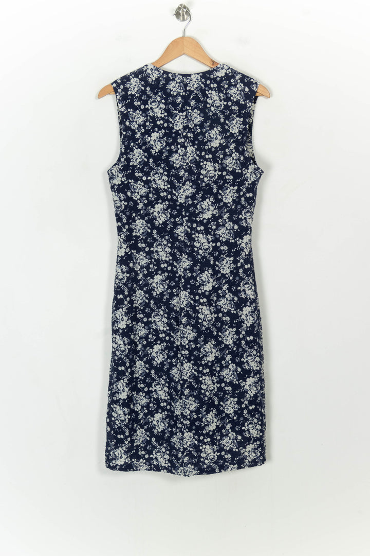 Robe Fleurie Bleue et Blanche - Taille XXL/44 de la marque Rouje | PARAD118431 - Vendu par Paradigme - Image 5