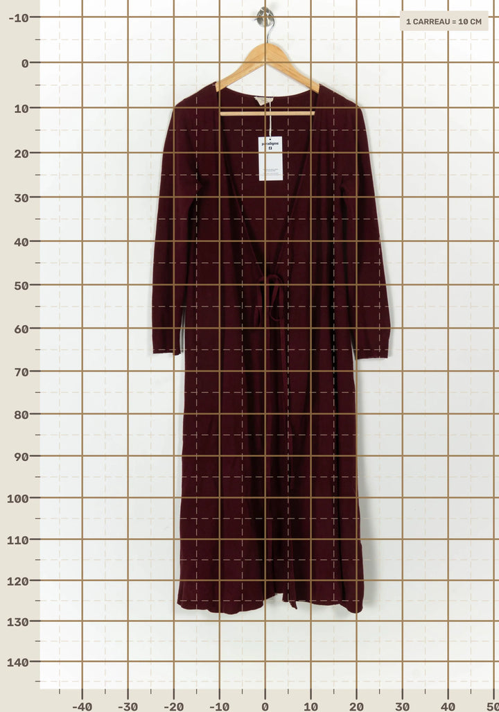 Robe Bordeaux - Taille M/38 de la marque Petite Mendigote | PARAD118432 - Vendu par Paradigme - Image 4